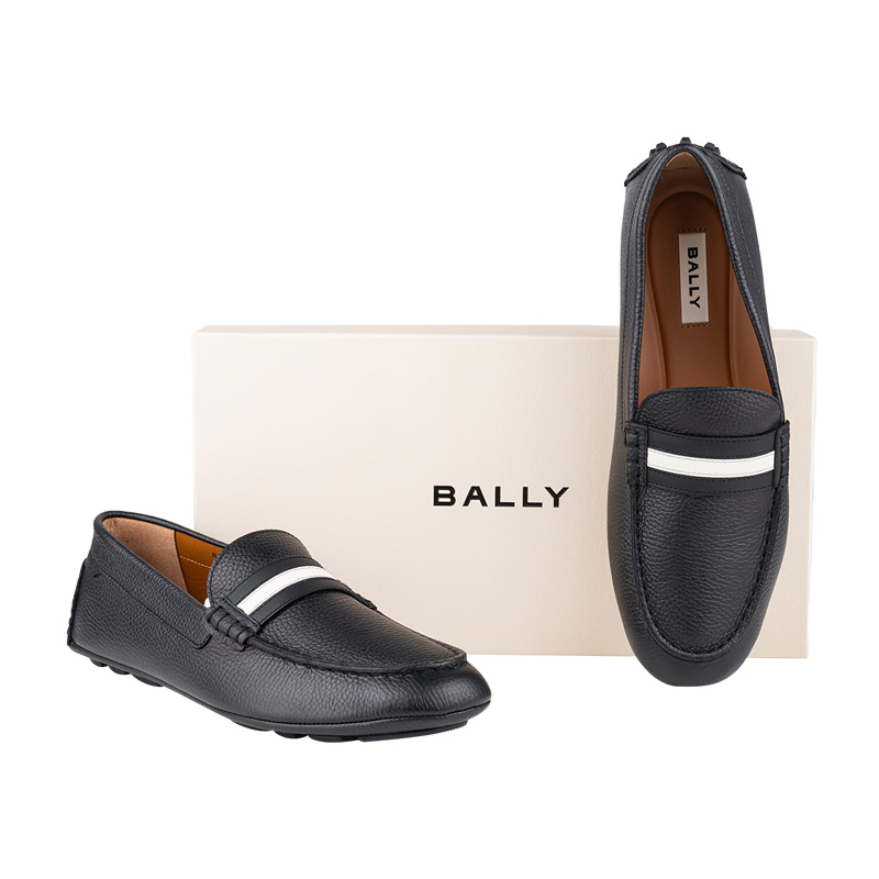 Bally/巴利男拼色套脚休闲乐福鞋男士秋冬XY-图3