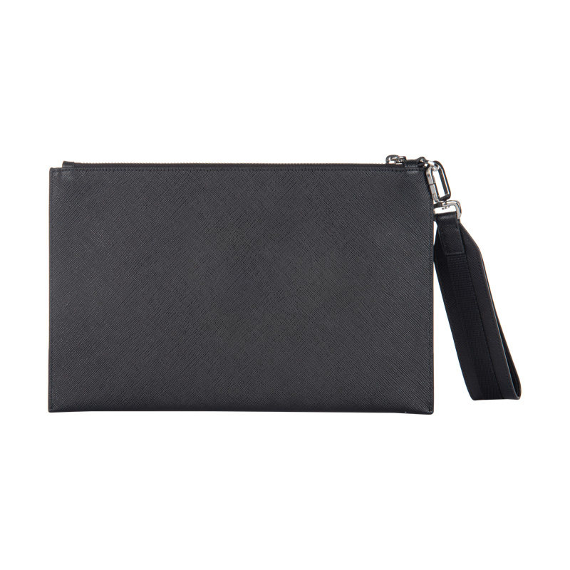 prada /普拉达男士拉链新款手挽包 para海外男士包袋