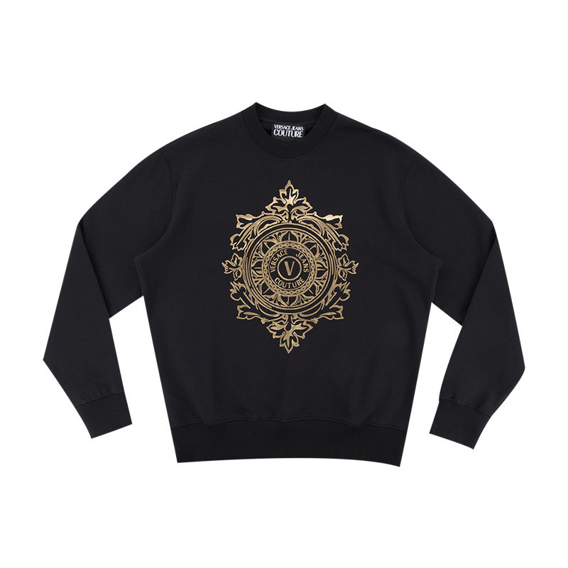 versace /范思哲烫金印花全棉卫衣 para海外卫衣