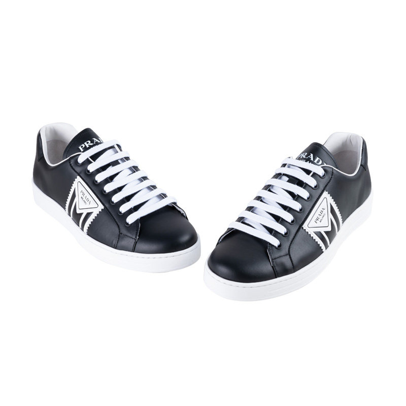 prada /普拉达休闲logo男士xy板鞋 para海外时尚休闲鞋
