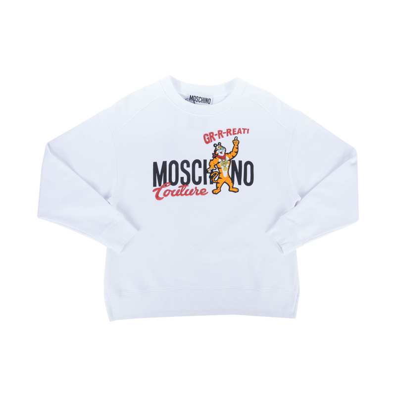 moschino/莫斯奇诺刺绣印花套头卫衣女春夏新XY特卖-图3