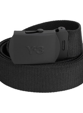 Y-3标识logo金属运动腰带男士