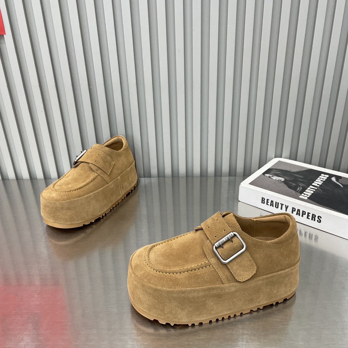 欧货磨砂皮厚底勃肯鞋女2026新款百搭休闲鞋时尚轻便舒适乐福鞋潮,淘宝优惠券,粉丝福利购,淘宝优惠卷