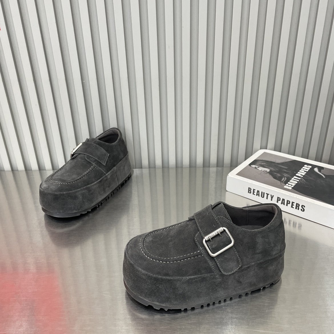 欧货磨砂皮厚底勃肯鞋女2026新款百搭休闲鞋时尚轻便舒适乐福鞋潮,淘宝优惠券,粉丝福利购,淘宝优惠卷