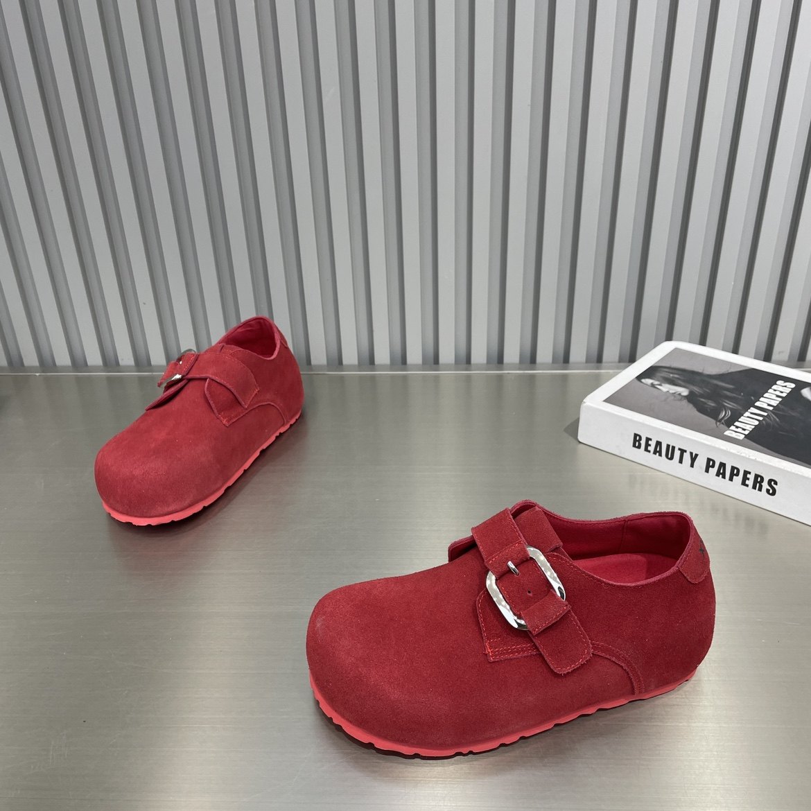 2026春季新款厚底勃肯鞋女一脚蹬复古单鞋豆豆乐福鞋时尚百搭女鞋,淘宝优惠券,粉丝福利购,淘宝优惠卷