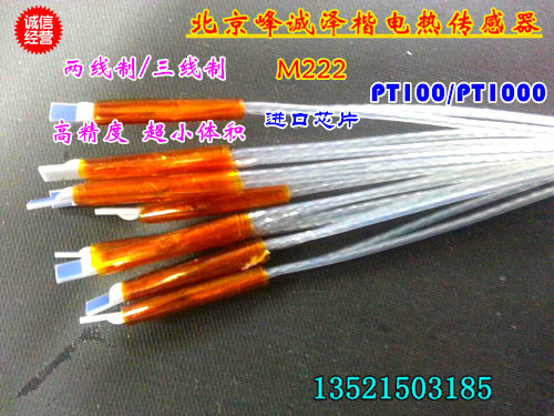 裸露式贴片PT100/PT1000温度传感器德国贺利氏小体积高精度热电阻 - 图0