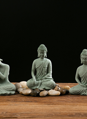工艺品佛像仿古玄关青砂石