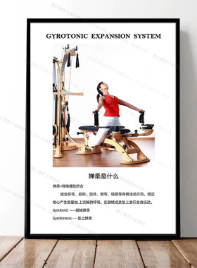 装饰画瑜伽馆挂画普拉提