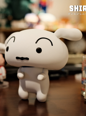 站立小狗登场是白神小白公仔模型