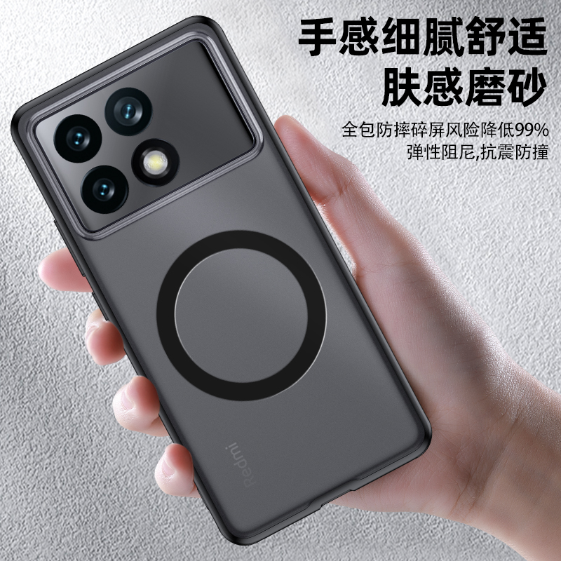 适用香港版小米POCO X6PRO手机壳POCOX6por保护5G透明套P0c0x6p防摔M国际MI磨砂Poc个性pcoc软边外壳pocx男女 - 图1