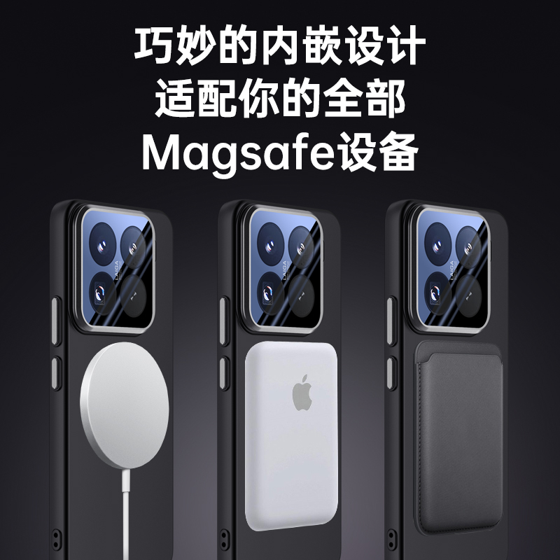 适用小米15手机壳xiaomi15pro保护套全包镜头膜支架防摔15P定制版m硬外壳MI十五por男女士新款高级感磁吸创意