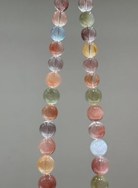 天然彩兔毛水晶项链韦雪同款大颗粒毕业级收藏级兔毛水晶项链