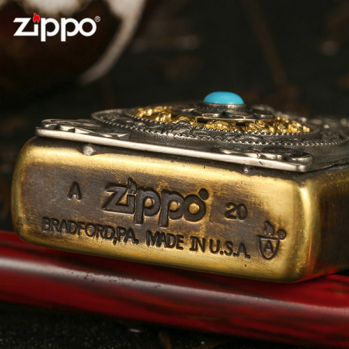 zippo官方旗舰 九宫八卦防风煤油打火机正品送男友高颜值生日礼物 - 图3
