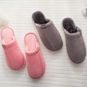 情侣软底棉拖鞋
