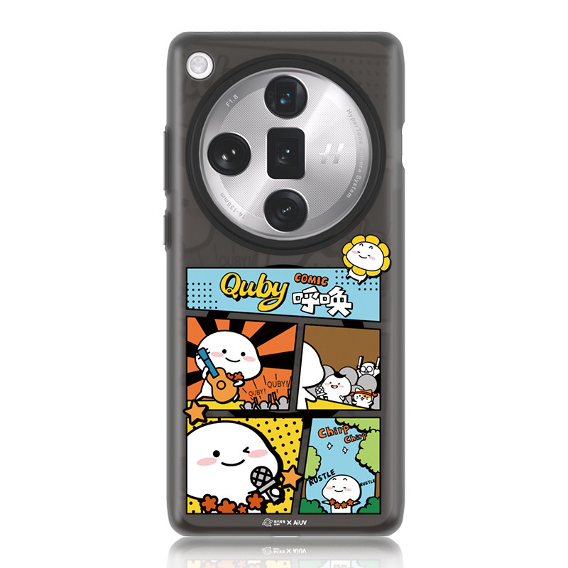 aiuv适用新款X7ultra乖巧宝宝联名原创OPPO手机壳磨砂全包防摔FindX7Ultra情侣可爱x7U男保护套高级超薄外壳,淘宝优惠券,粉丝福利购,淘宝优惠卷