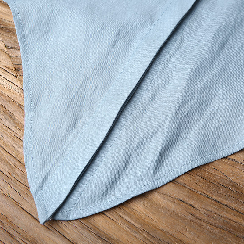 裂帛2019秋季新款翻领刺绣花衬衣 裂帛立天衬衫