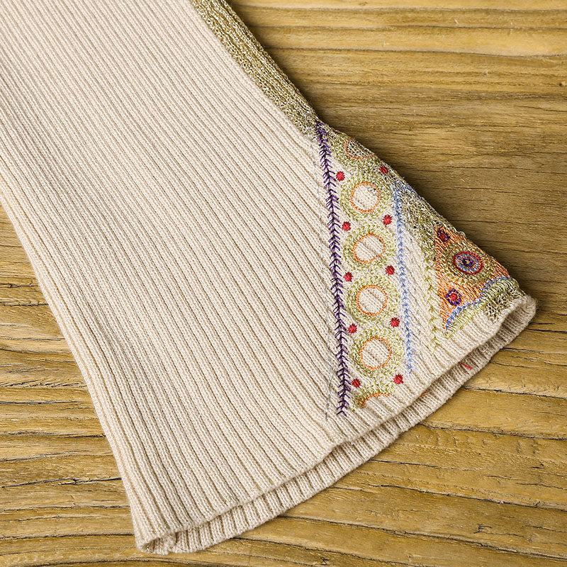 裂帛套头2018冬季新款修身浪漫毛衣 裂帛立天毛针织衫