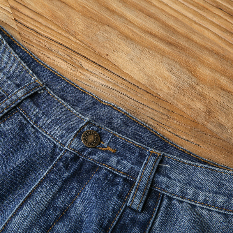  裂帛立天牛仔裤