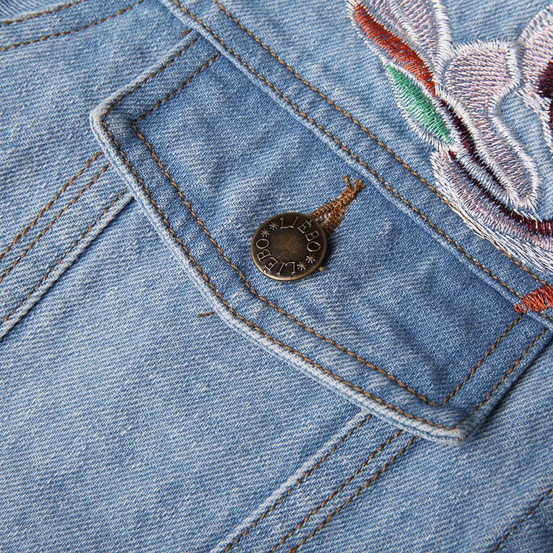 裂帛2019春装新款文艺刺绣女短外套 裂帛立天短外套