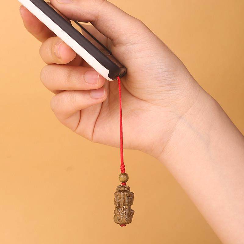 绿檀木貔貅汽车钥匙扣2025年新款手机链挂绳u盘挂件小饰品男女生,淘宝优惠券,粉丝福利购,淘宝优惠卷