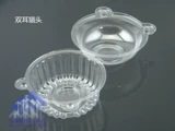 Одноразовая коробка с головой для головы кошачья прозрачная коробка с закусками с закусками с закусочной шкурой xioxi.