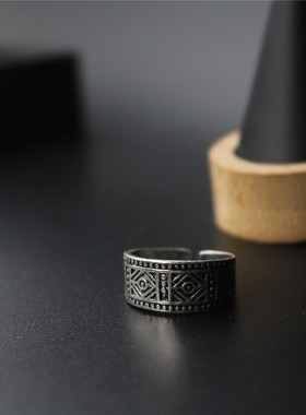 老九门菱格戒指佛爷男女时尚个性