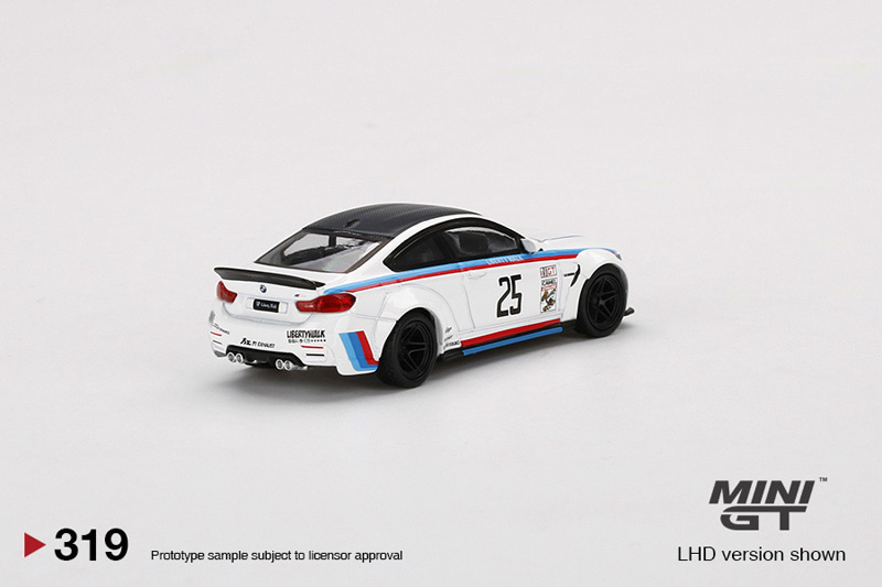 MINIGT1:64 适用于宝马 BMW M4 IMSA#319仿真合金汽车模型 - 图1