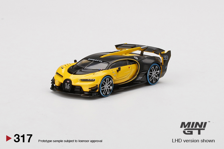 MINIGT 1:64 布加迪 威龙 驰龙 奇龙Bugatti Vision 合金汽车模型 - 图0