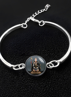 黑老太太东北道家神仙黑妈妈神像手链挂件随身手串佛珠礼品结缘