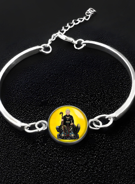 黑老太太手链饰品挂件东北道家神仙黑妈妈神像随身手串佛珠礼品