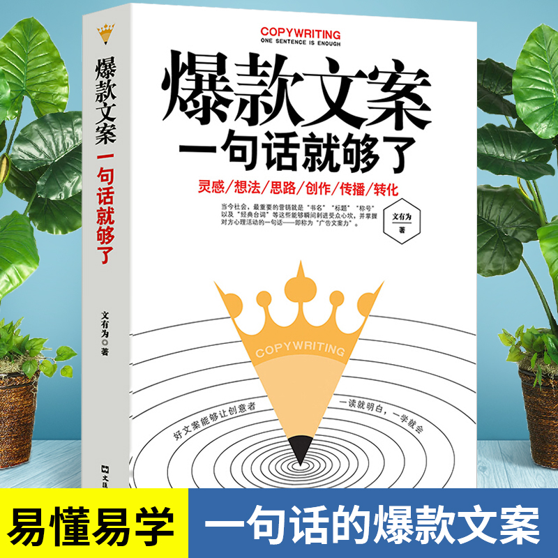 35元任选5本 爆款好文案一句话就够了经典案例集文案策划从入门到精通广告运营文案如何写出好文案网络推广文案抖音营销文案策划