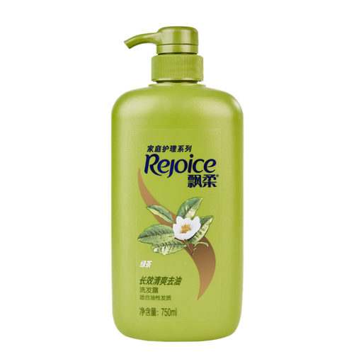 包邮 飘柔洗发水 绿茶长效清爽去油家庭装洗发露400ml 750ml - 图3