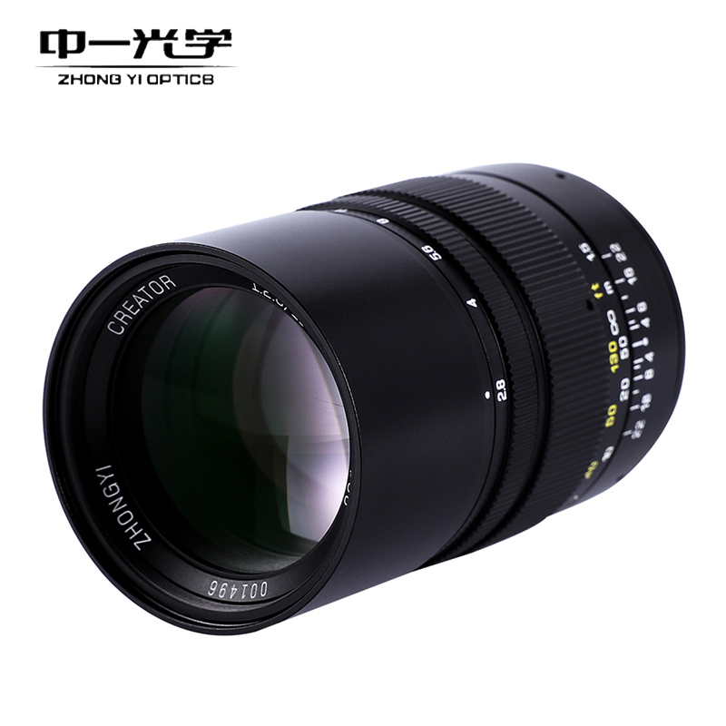 中一光学 135mm f2.8全画幅微单反镜头适用佳能尼康索尼富士宾得-图0