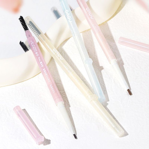 NOVO眉笔新款彩色极细防水防汗不晕染持久女根根分明野生眉初学者 - 图0