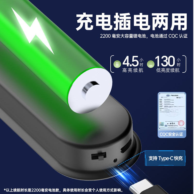 雅格台灯宿舍灯护眼大学生学习专用磁吸壁挂充电酷毙灯2025年新品