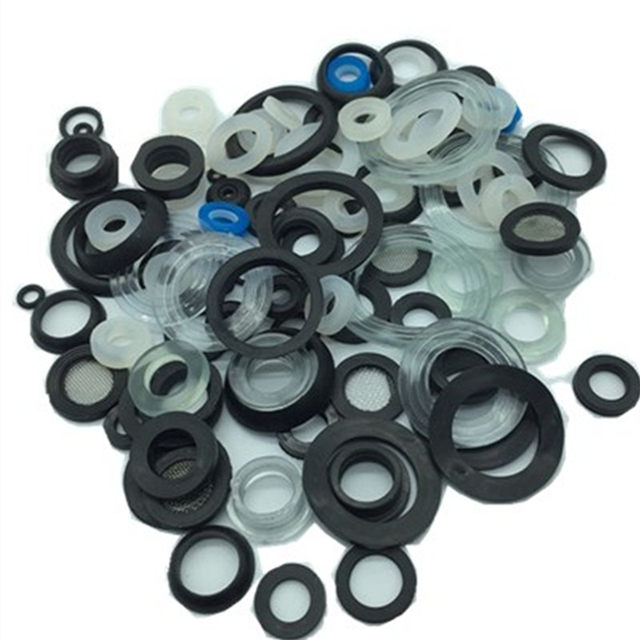 Thickened silicone leather 6-point hose sealing gasket