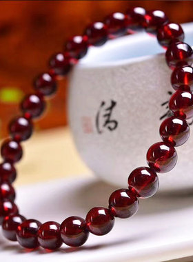 石榴石天然手链高品质多圈单圈