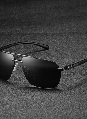 墨镜时尚风半框金属炫彩太阳眼镜