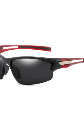 男女偏光运动款墨镜骑行防风镜驾驶墨镜钓鱼眼镜炫彩膜开车太阳镜