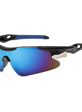 炫酷男女运动款赛车太阳镜眼镜自行车摩托车眼镜防风墨镜骑行眼镜