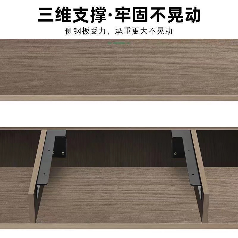 悬空电视柜承重支架三角支撑架书桌隐形层板托架悬挂吊柜固定配件 - 图1