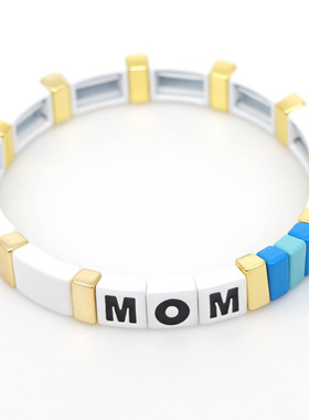 原创新品ins合金搪瓷女love手链