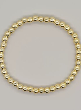 MLGM小众轻奢个性tila提拉手链女ins个性欧美风百搭叠戴金色手串