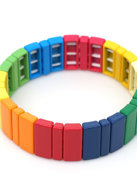 小众合金烤漆波西米亚风小手链