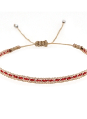 女玻璃波西米亚风高颜值叠带手链