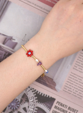 极细天然淡水珍珠送你一朵小红花