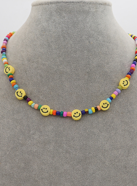 lisa同款波西米亚彩虹小礼物项链