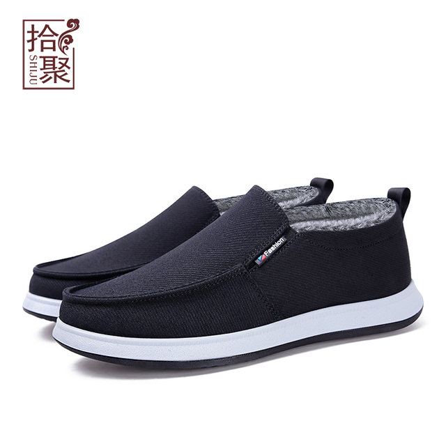 Shiju old Beijing cloth shoes men's shoes winter cotton shoes