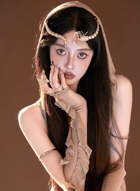 欧美额饰合金蛇蝎美人头饰