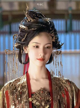 陈都灵同款发饰发夹合金古风汉服